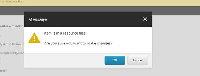 Items as resources  part 1 warnings